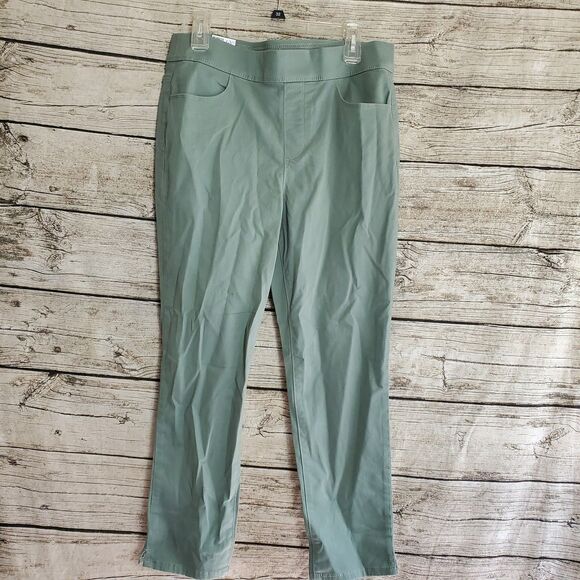 gloria vanderbilt All Around Slimming Effect Pull On Crop Length Pants Size 12 - Picture 1 of 11